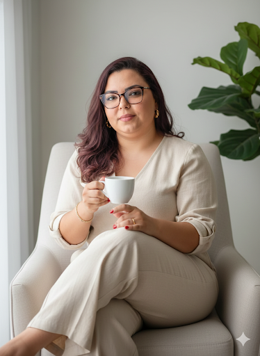 Simone Soares, Terapeuta Cristã, em ambiente acolhedor