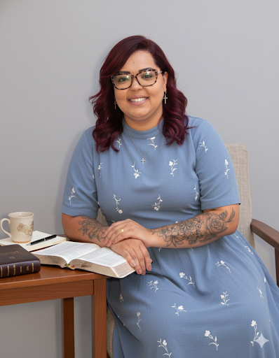 Simone Soares com a Bíblia